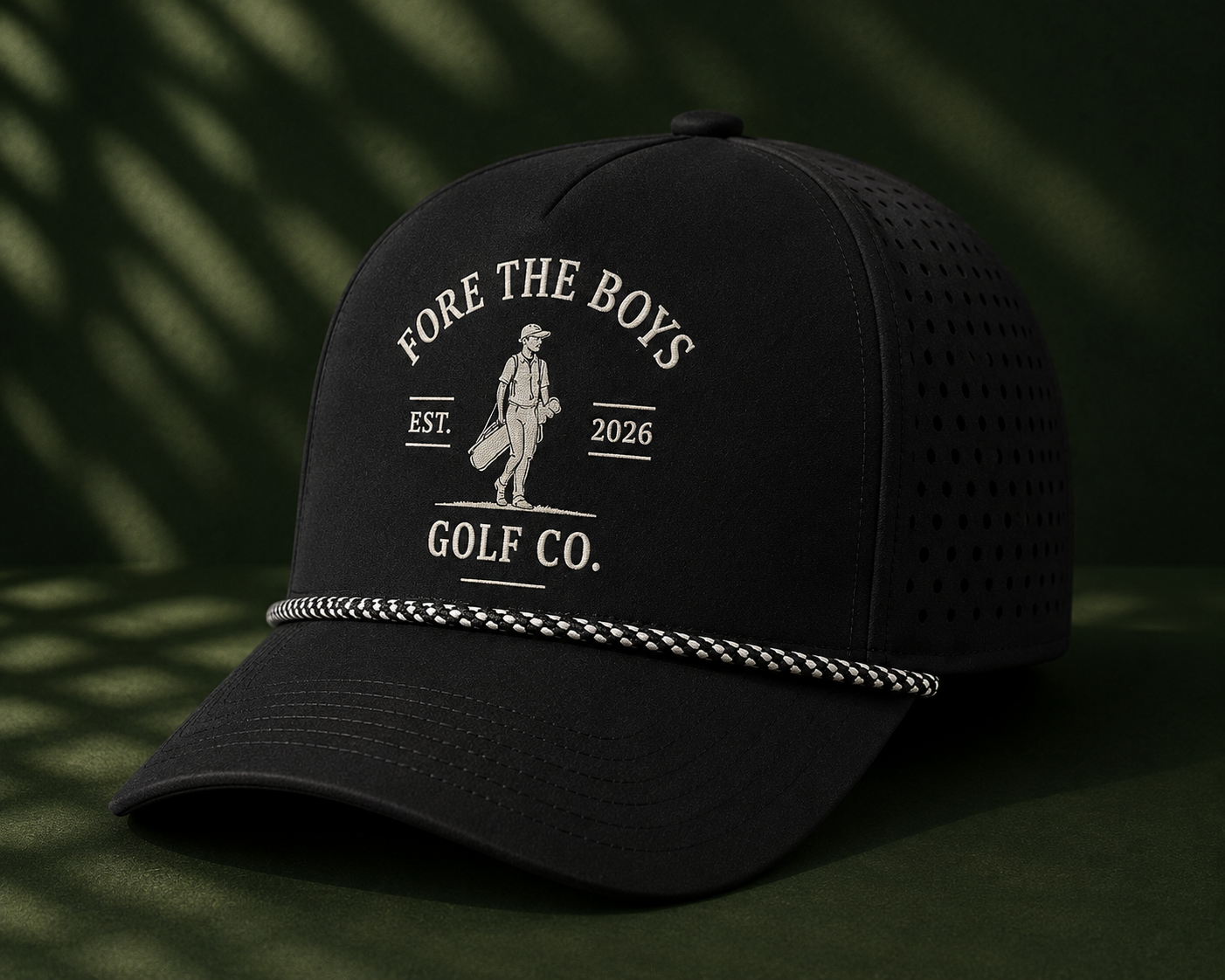 Heritage Performance Rope Hat – Black