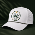 Fore The Boys Classic Performance Rope Hat – White